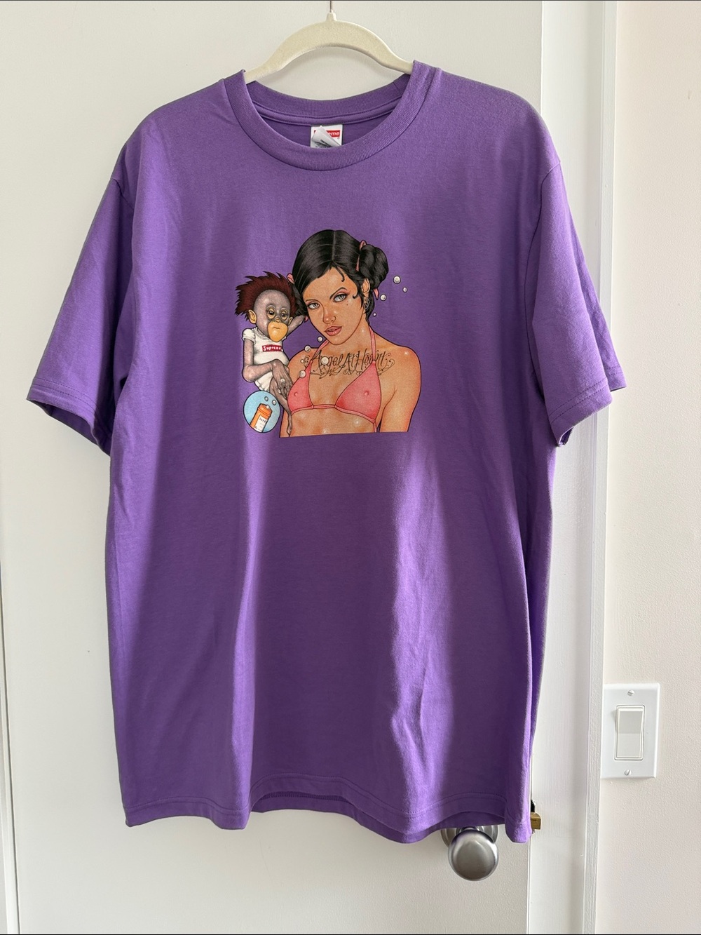 Supreme Angel Tee purple size L